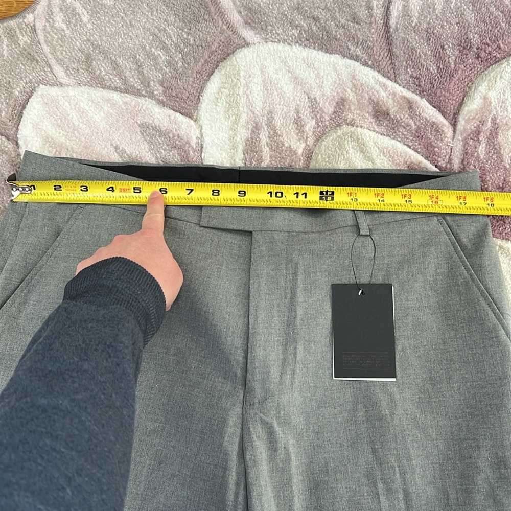 ASOS Design Slim Smart Dress Pants in Gray W34 L32 - Picture 7 of 12